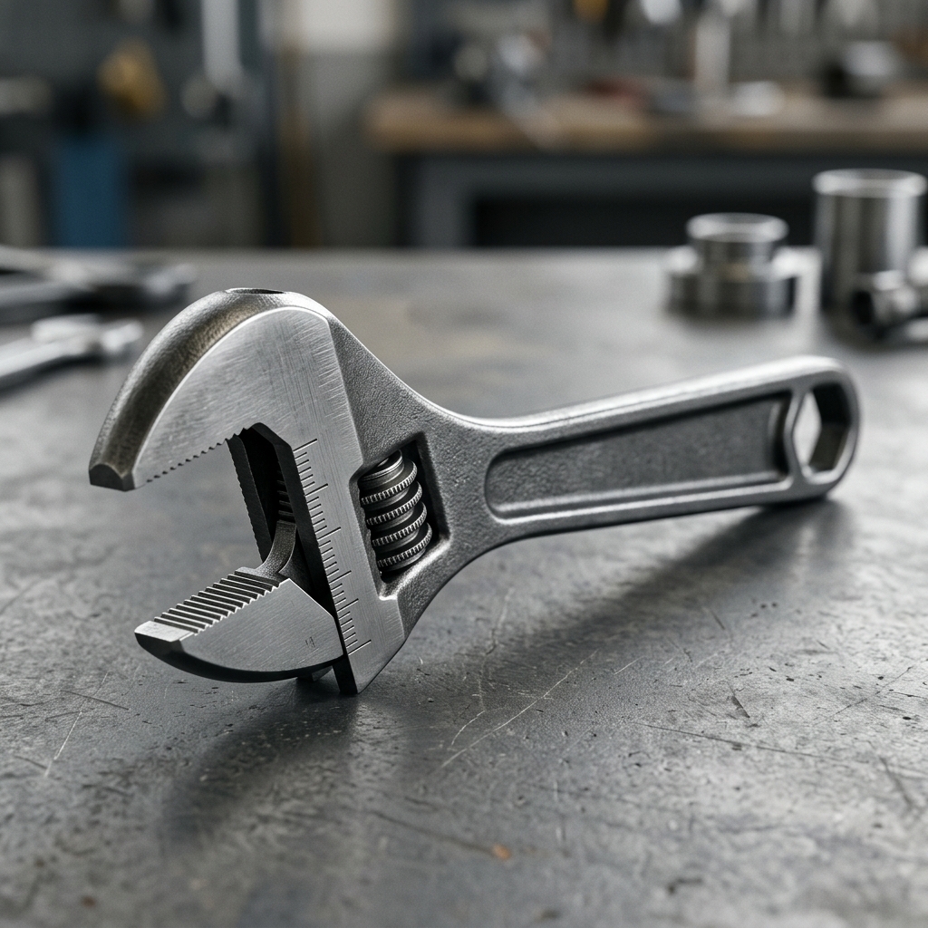 Heavy-Duty Adjustable Wrench